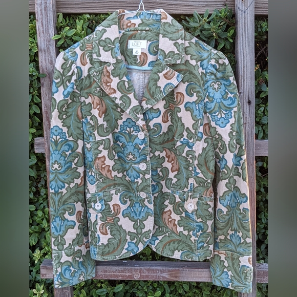 Ann Taylor Loft Petites Corduroy Blazer Size 6P - Picture 6 of 13